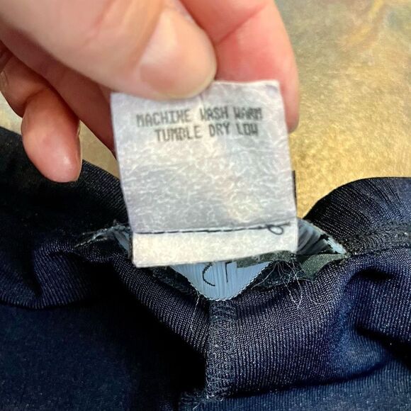 Carole Little Navy Stretch Dress Pants Large - Picture 8 of 9